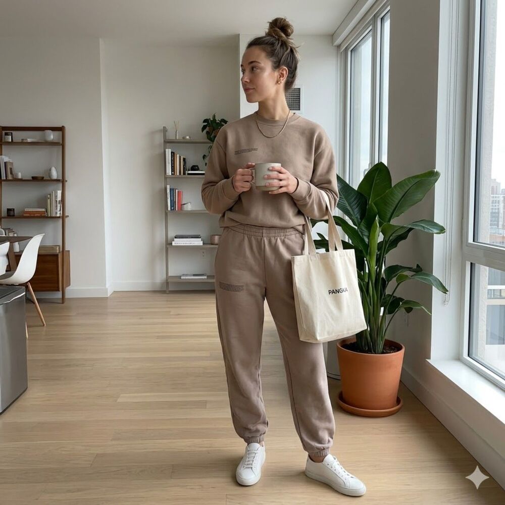 PANGAIA Tan Pants Sweatpants Joggers Trousers   Women's Size XS